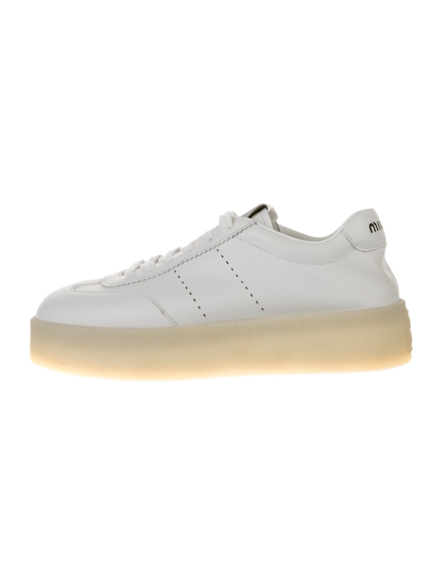Miu Miu Leather Sneakers
