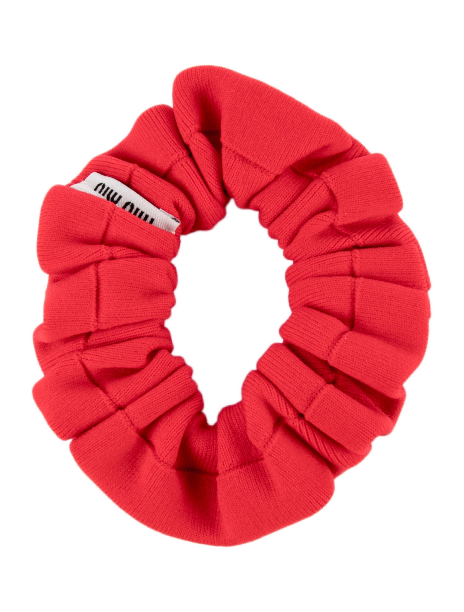 Miu Miu Solid Knit Scrunchie w/Tags