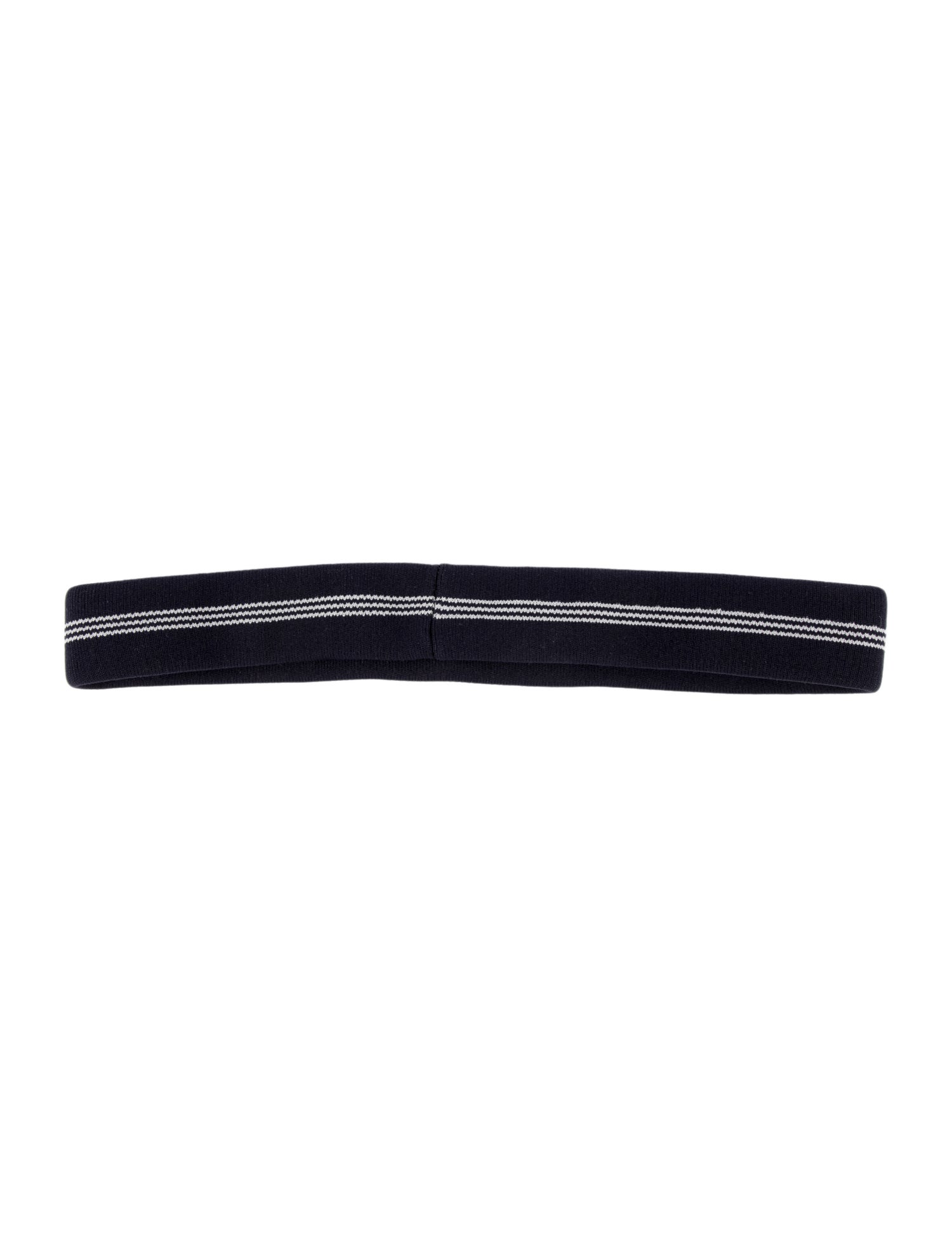 Miu Miu Striped Elastic Headband w/Tags