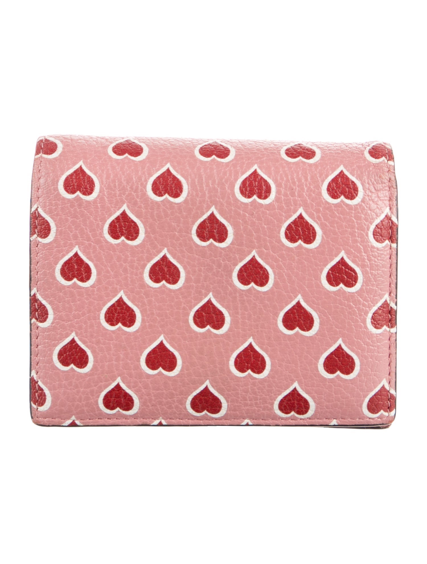 Miu Miu Leather Printed Bifold Wallet