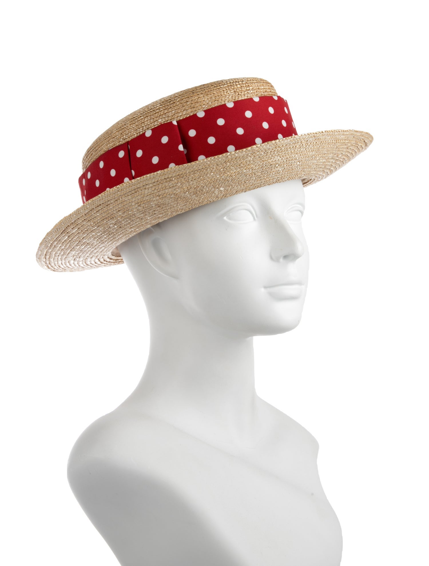 Miu Miu Straw Patterned Hat