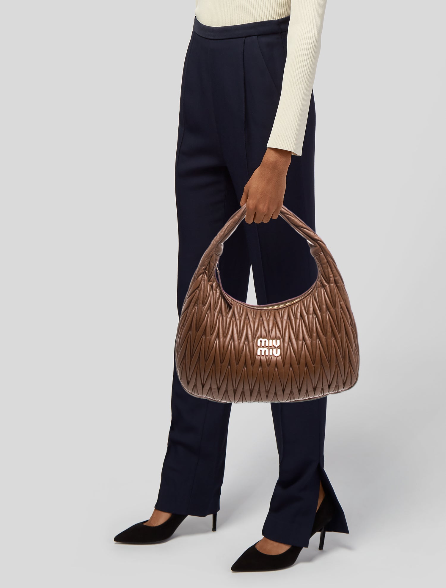 Miu Miu Leather Hobo
