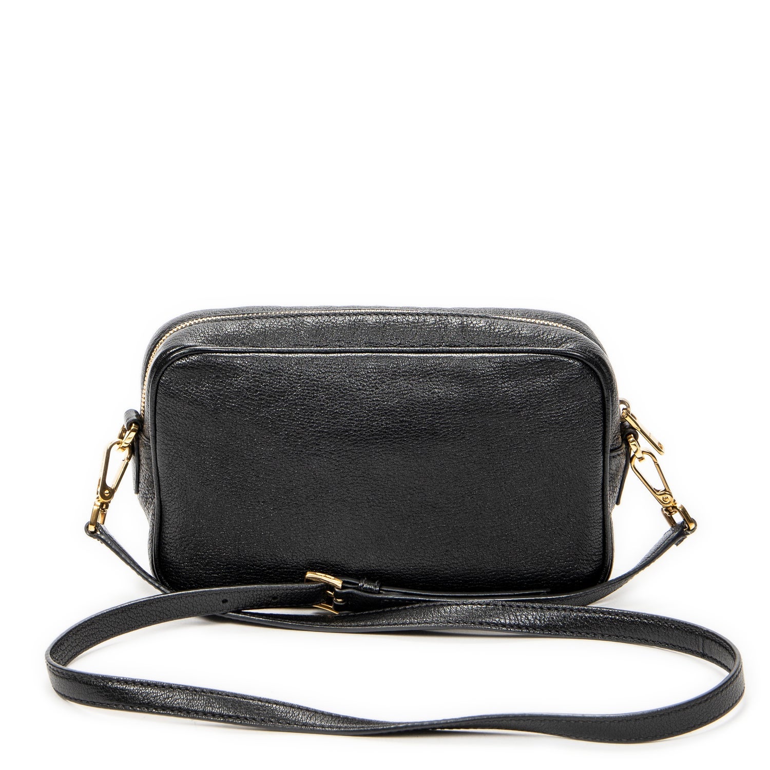 Miu Miu Leather Zip Camera Crossbody