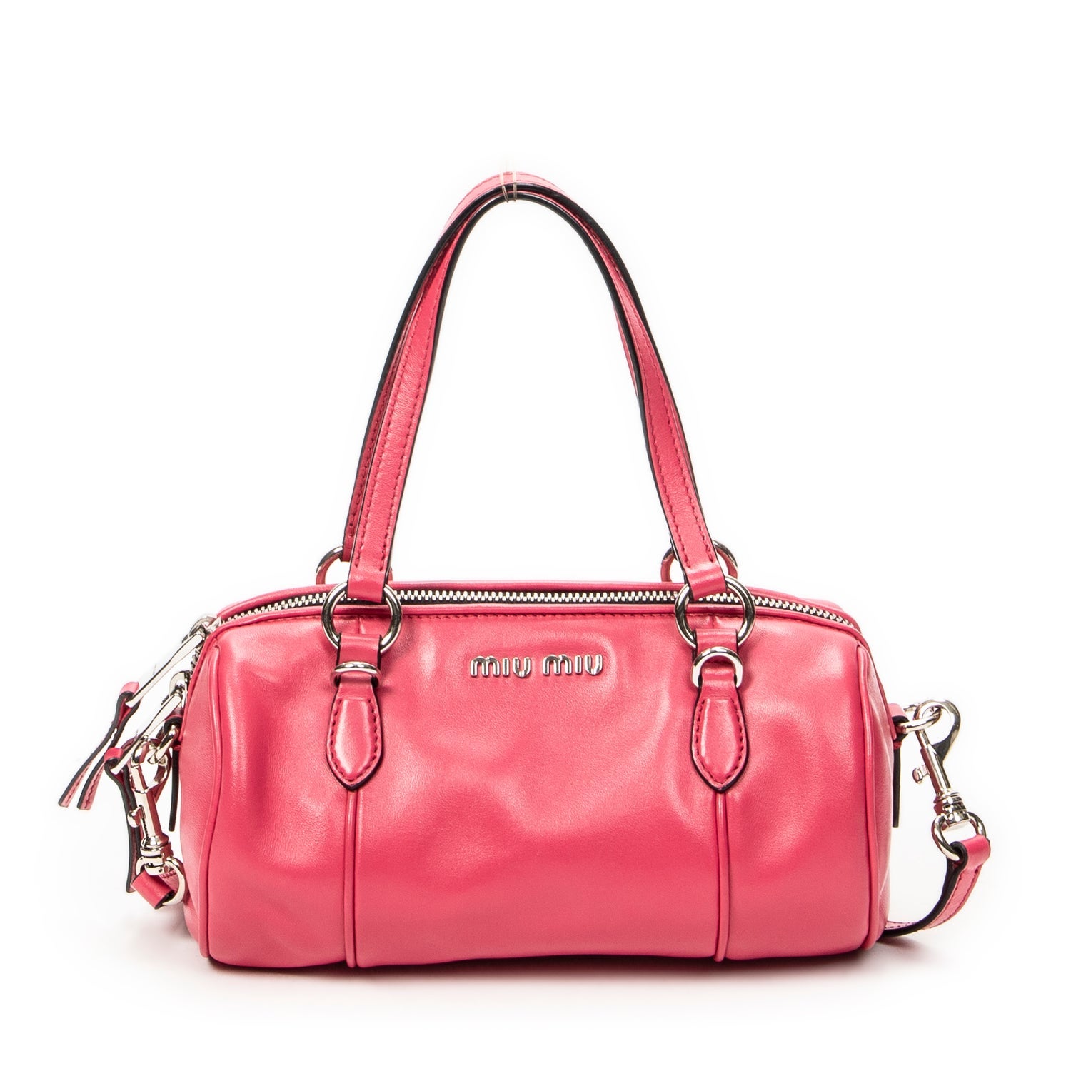 Miu Miu Leather Mini Boston Crossbody