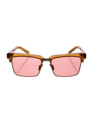 Pre-owned Miu Miu Square Tinted Sunglasses In Neutral
