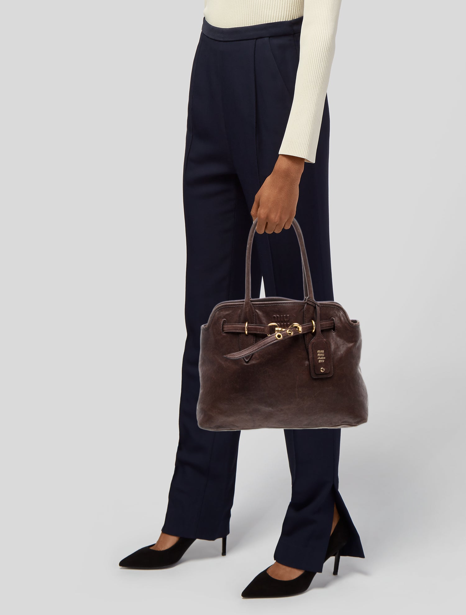 Miu Miu Lambskin Aventure Medium