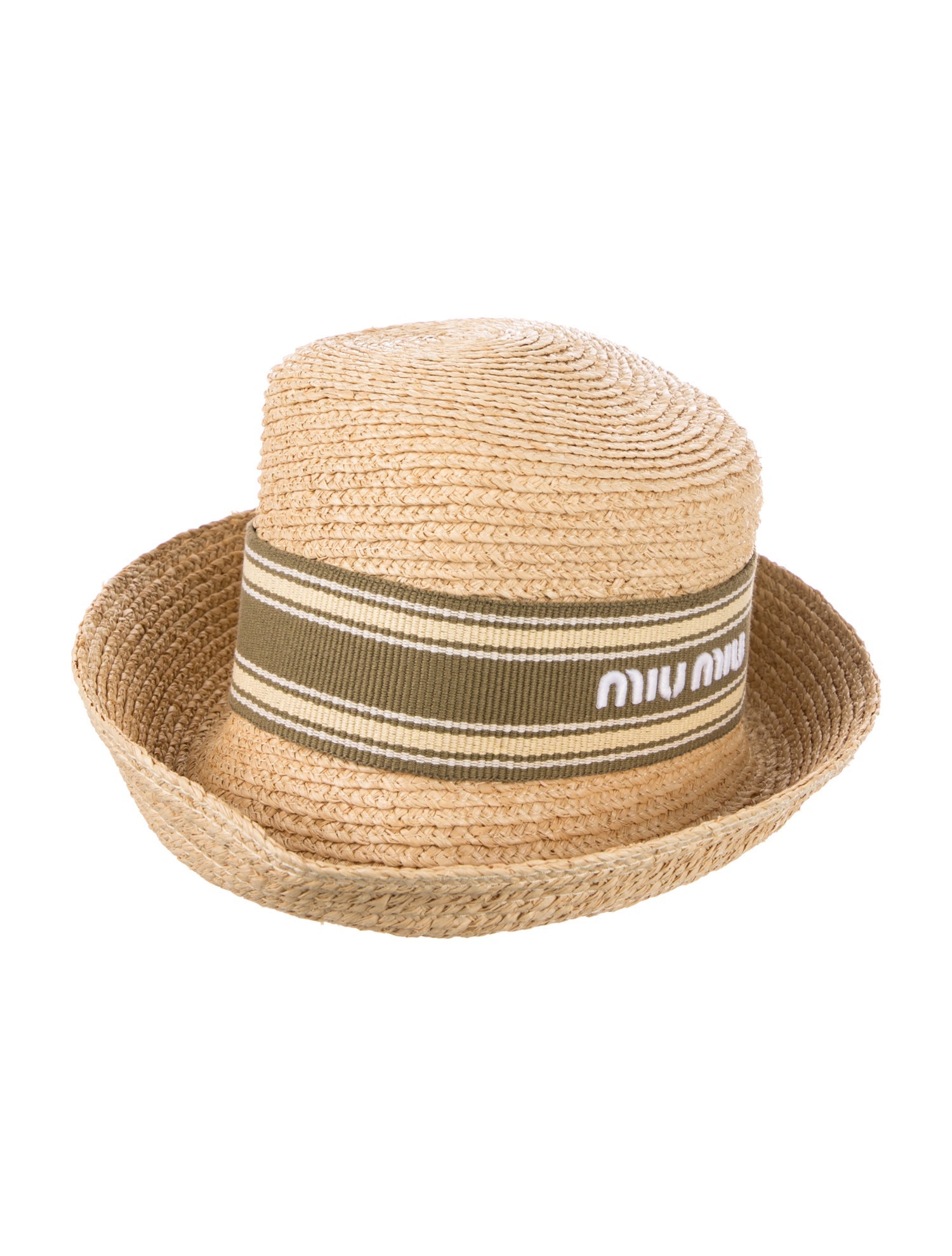 Miu Miu Denim Wide Brim Hat w/ Tags - Black Hats, Accessories