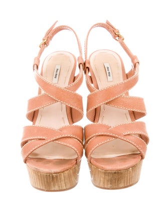 Miu Miu Platform Wedges