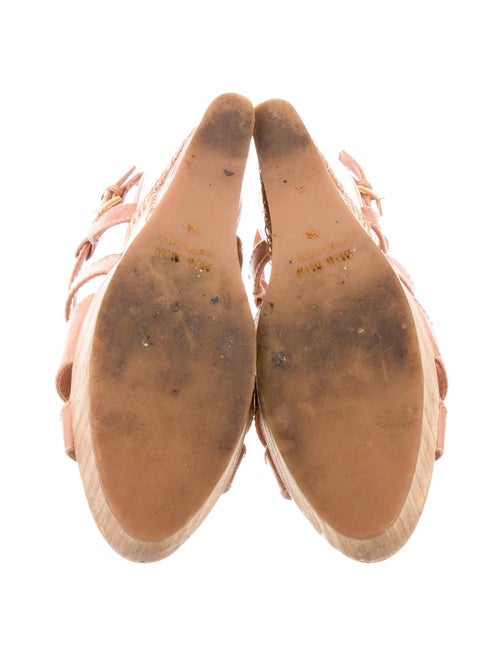 Miu Miu Platform Wedges