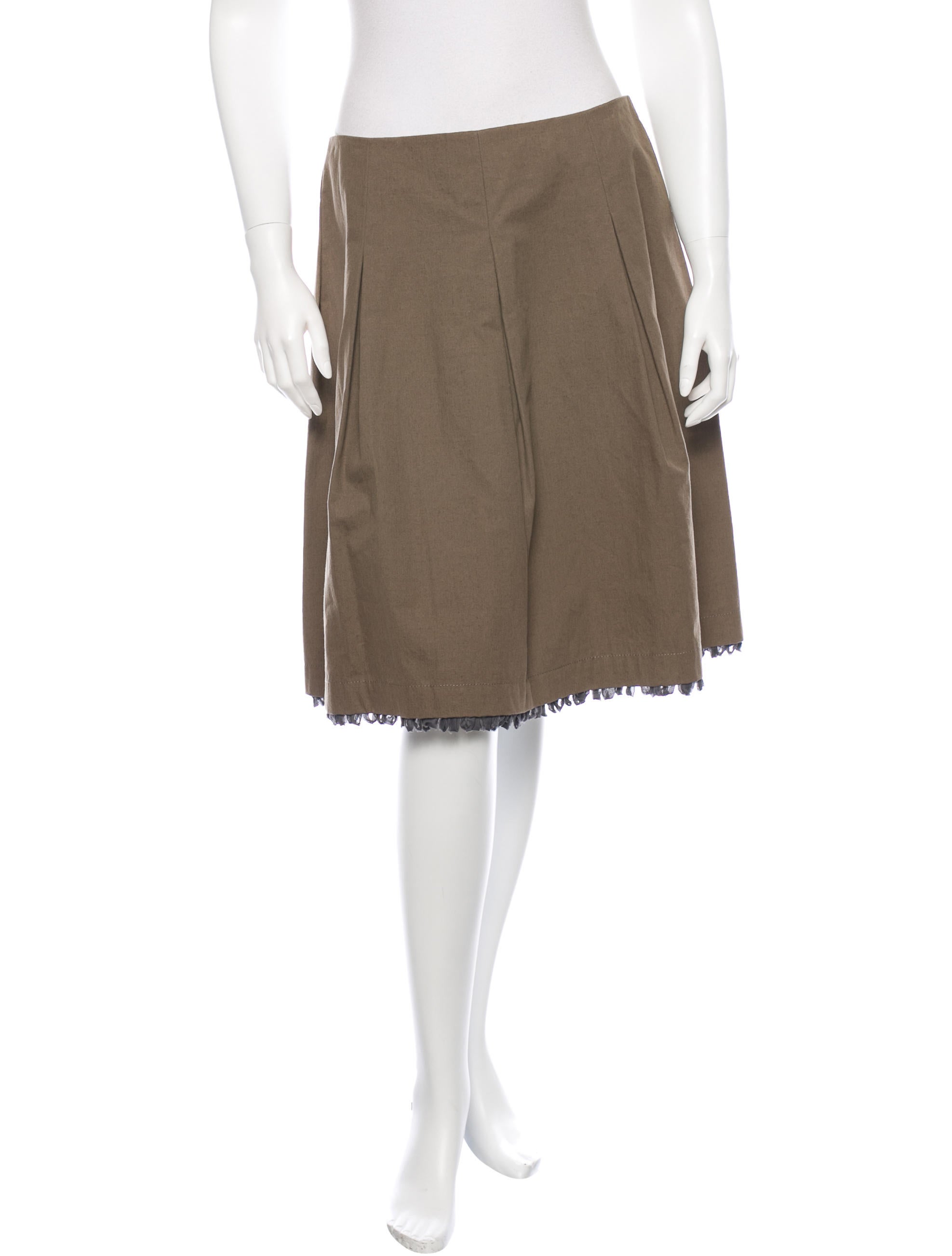 miu miu fringed a line skirt clothing miu34544 the miu miu fringed a line skirt clothing miu34544 the