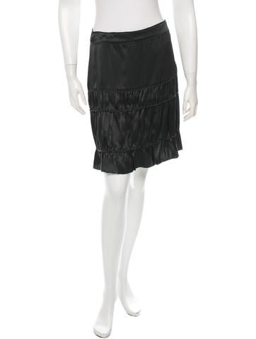 Miu Miu Ruched Mini Skirt