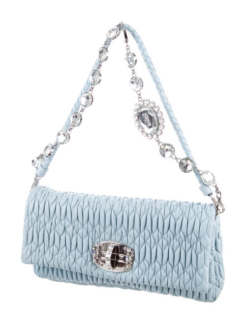 Miu Miu Crystal Shoulder Bag Handbags MIU36363 The RealReal