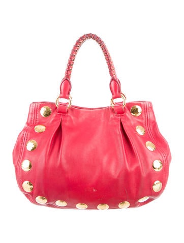 Miu Miu Studded Leather Bag