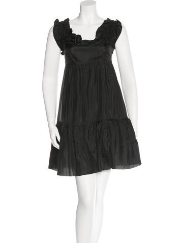 Miu Miu Ruffled Mini Dress