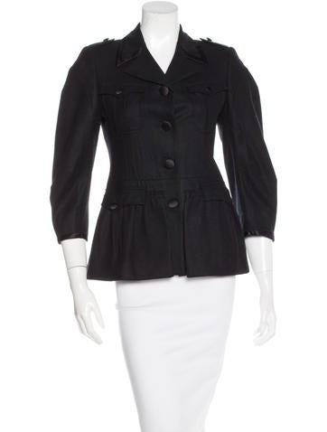 Miu Miu Wool Peplum Jacket w/ Tags