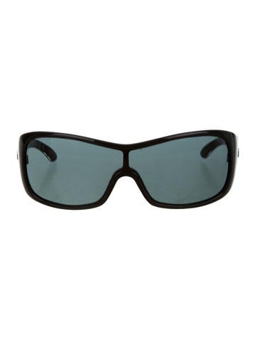 Miu Miu Resin Shield Sunglasses