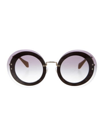 Miu Miu Round Oversize Sunglasses w/ Tags