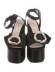 Miu Miu 2017 Embellished Platform Sandals