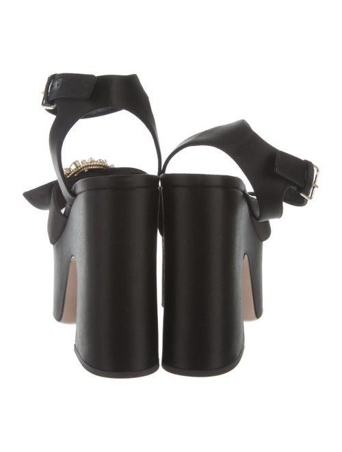 Miu Miu 2017 Embellished Platform Sandals