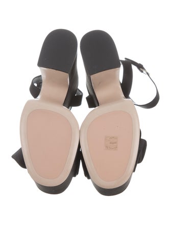 Miu Miu 2017 Embellished Platform Sandals