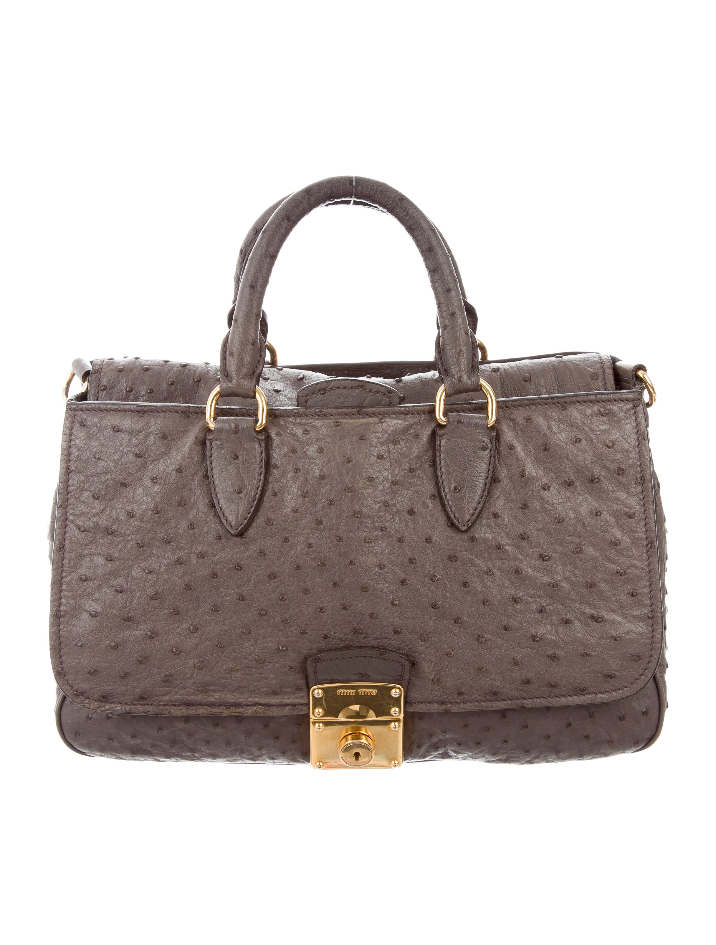 Miu Miu Ostrich Satchel miu miu ostrich shopping satchel handbags miu51899 Miu Miu Ostrich Satchel miu miu ostrich shopping satchel handbags miu51899