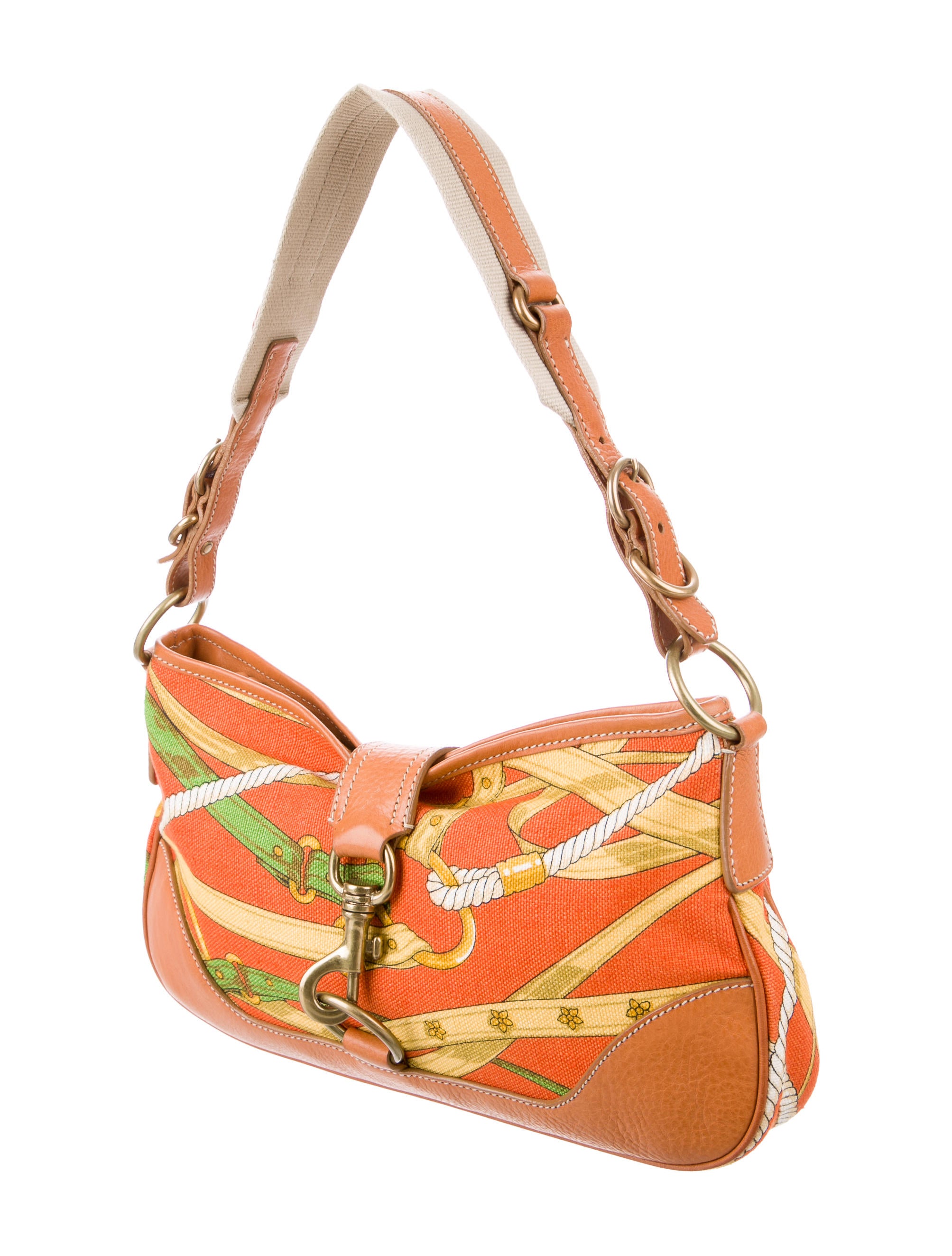 Miu Miu Canvas Shoulder Bag w/ Tags Handbags MIU52594 The RealReal