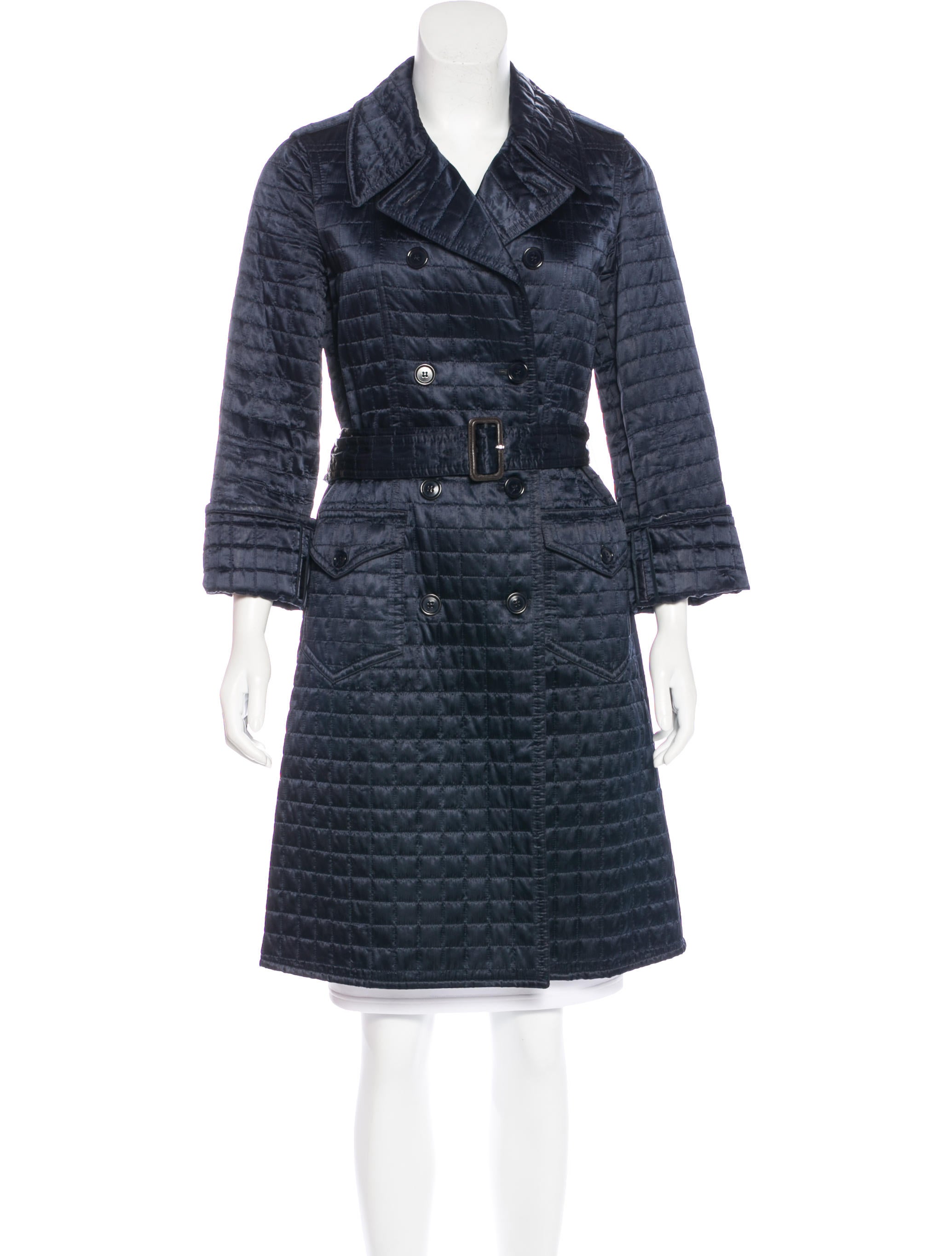 miu miu double breasted coat