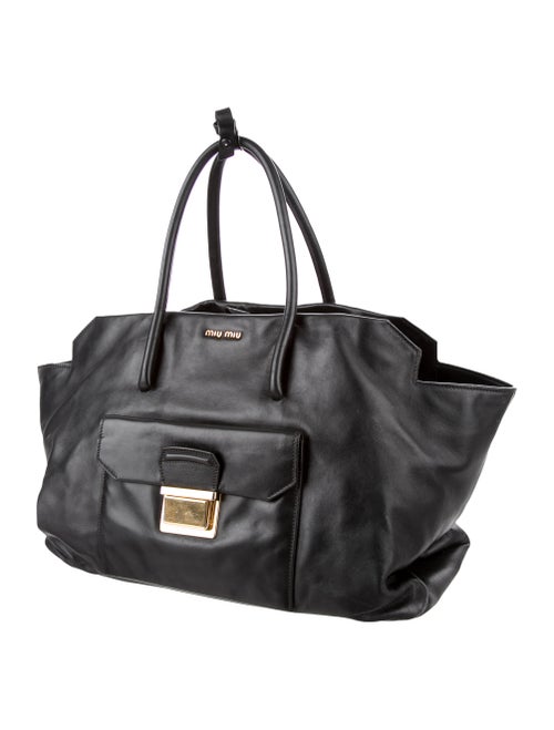 Miu Miu Soft Vitello Satchel