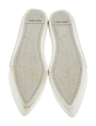 Miu Miu 2016 Metallic Cap-Toe Sneakers