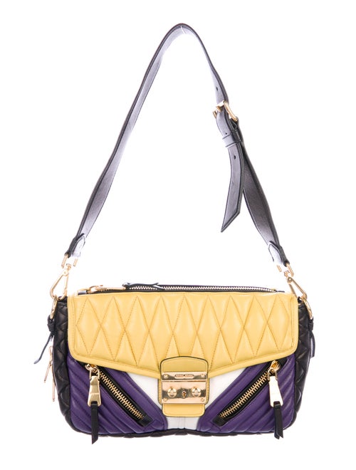 Miu Miu Biker Bugatti Shoulder Bag