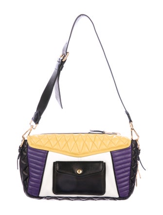 Miu Miu Biker Bugatti Shoulder Bag