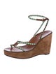 Miu Miu Woven Platform Wedges