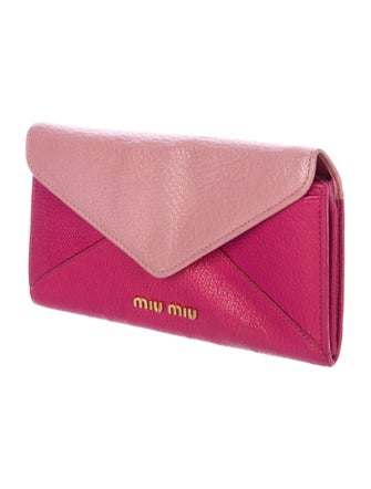Miu Miu Leather Compact Wallet