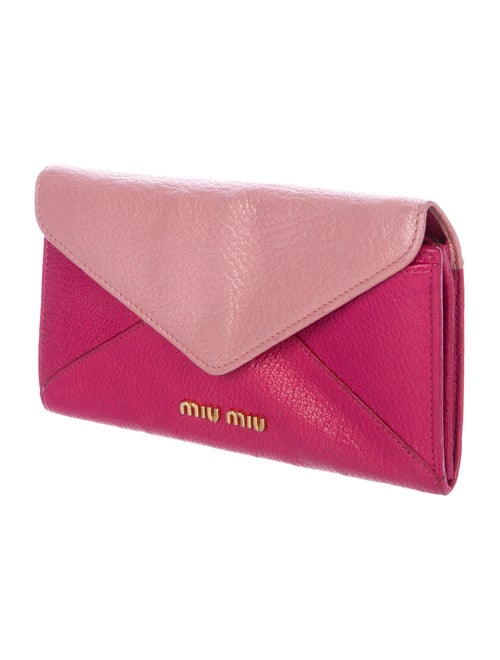 Miu Miu Leather Compact Wallet