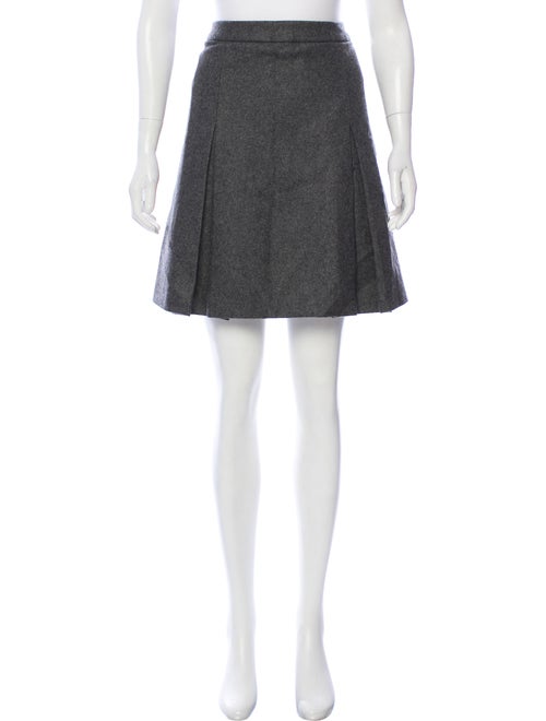 Miu Miu Mini Wool Skirt wool