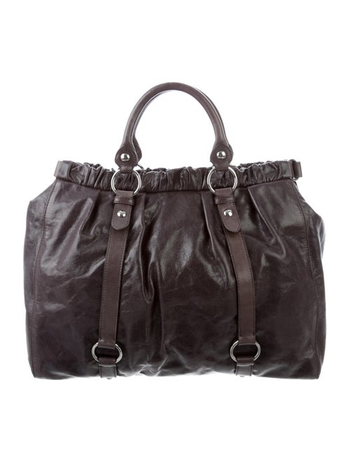 Miu Miu Vitello Lux Shopping Tote