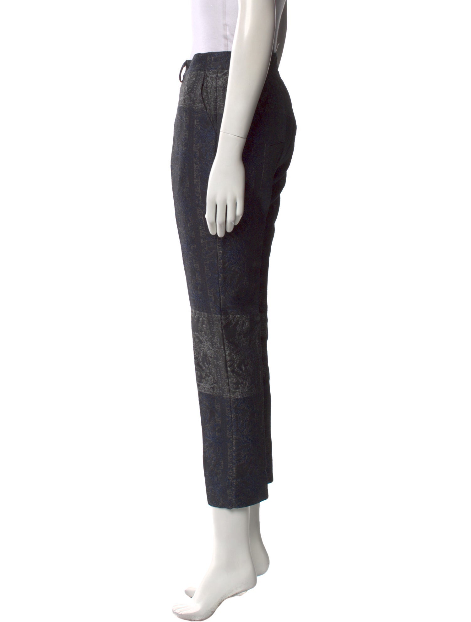 Michael Van Der Ham Printed Straight Leg Pants w/ Tags
