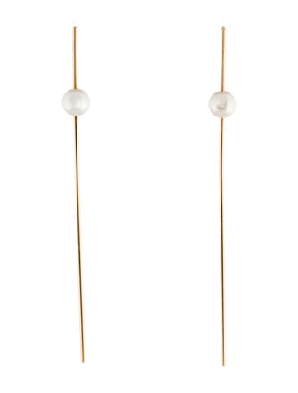 Mizuki 14K Pearl Drop Earrings