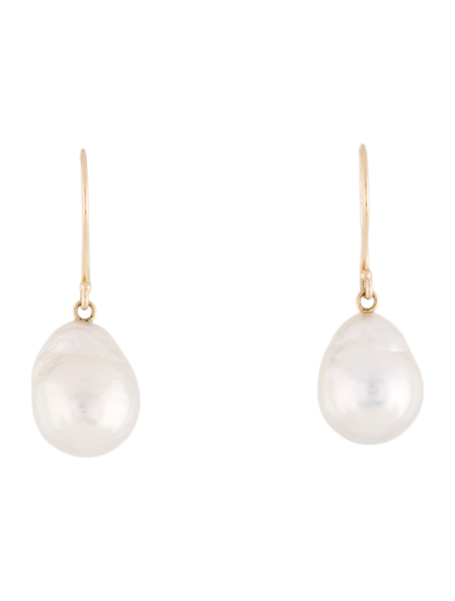 Mizuki 14K Cultured Pearl Drop Earrings