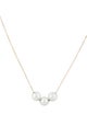Mizuki 14K Pearl Chain Link Necklace