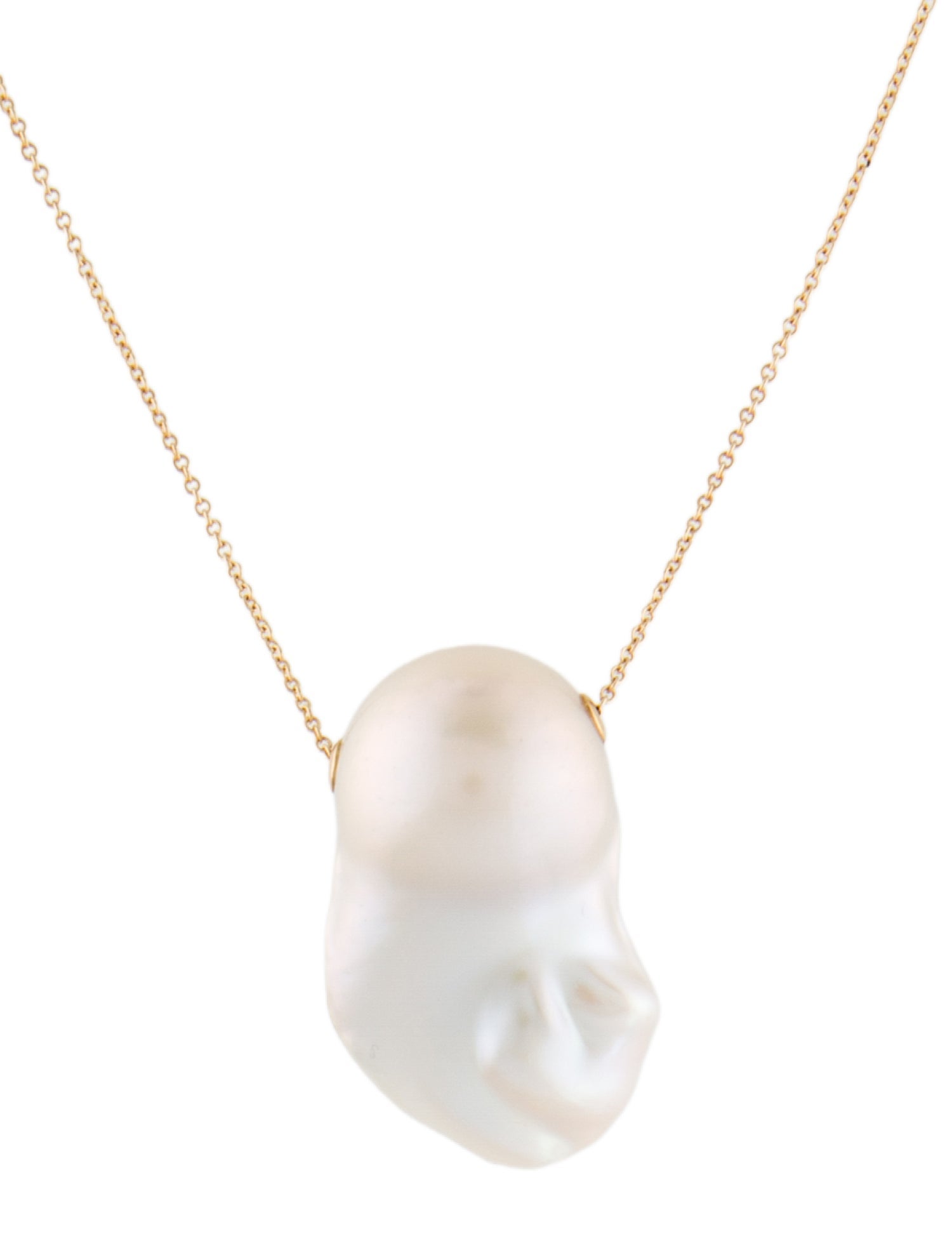 Mizuki 14K Pearl Pendant Necklace