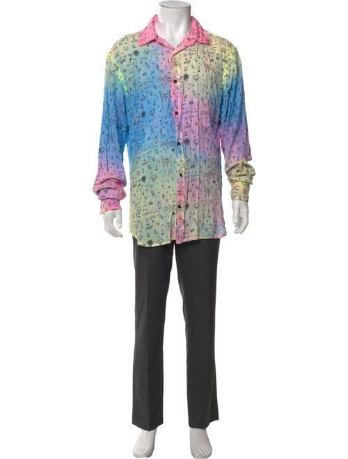 MJB Marc Jacques Burton Printed Long Sleeve Shirt