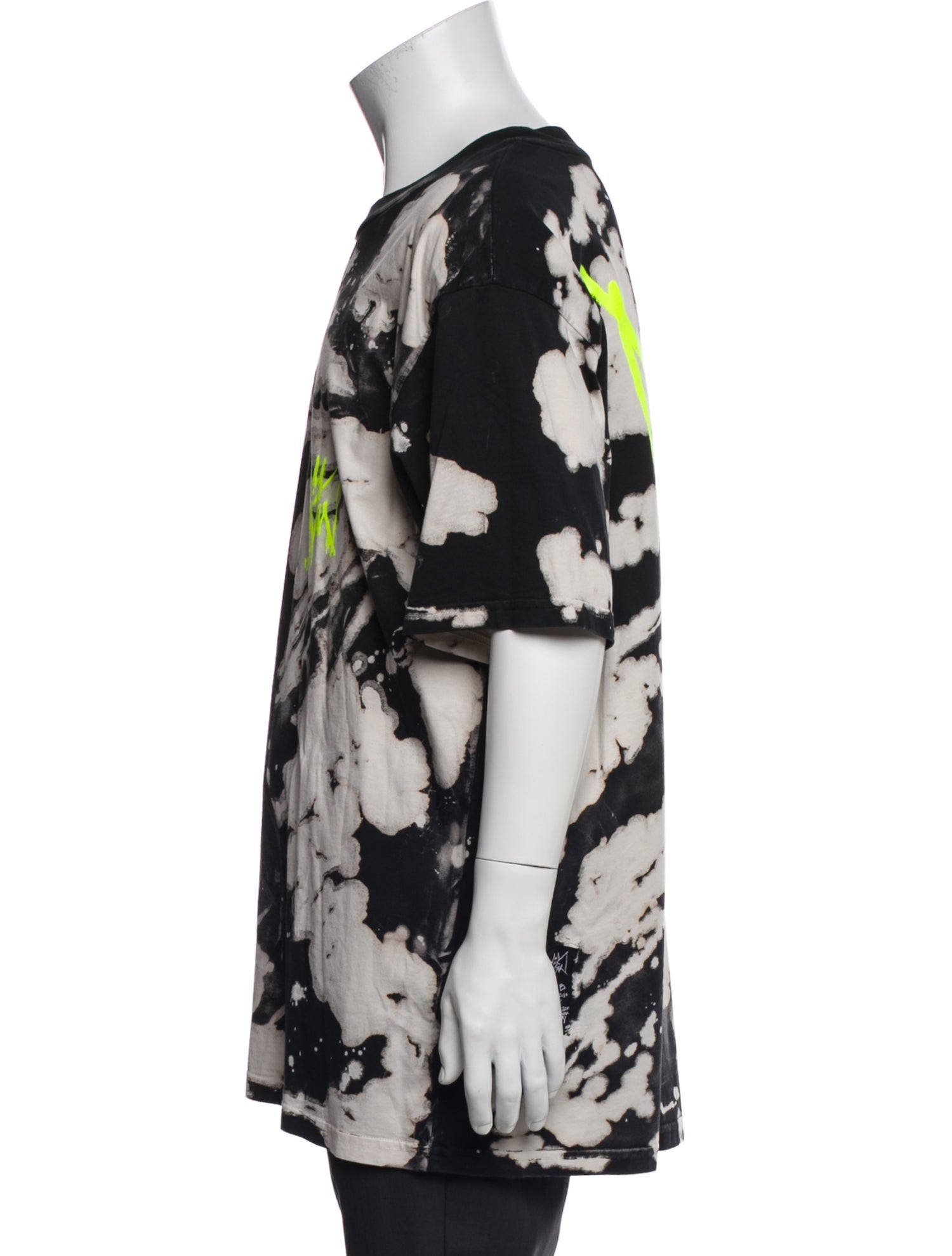 MJB Marc Jacques Burton Tie-Dye Print Crew Neck T-Shirt