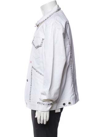 MJB Marc Jacques Burton Graphic Print Coat
