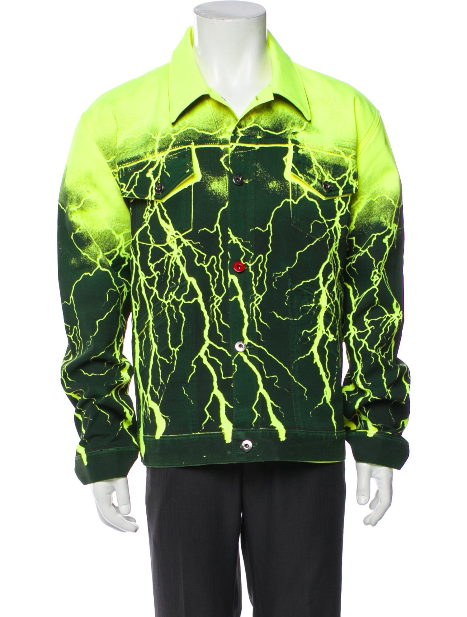 MJB Marc Jacques Burton Graphic Print Moto Jacket