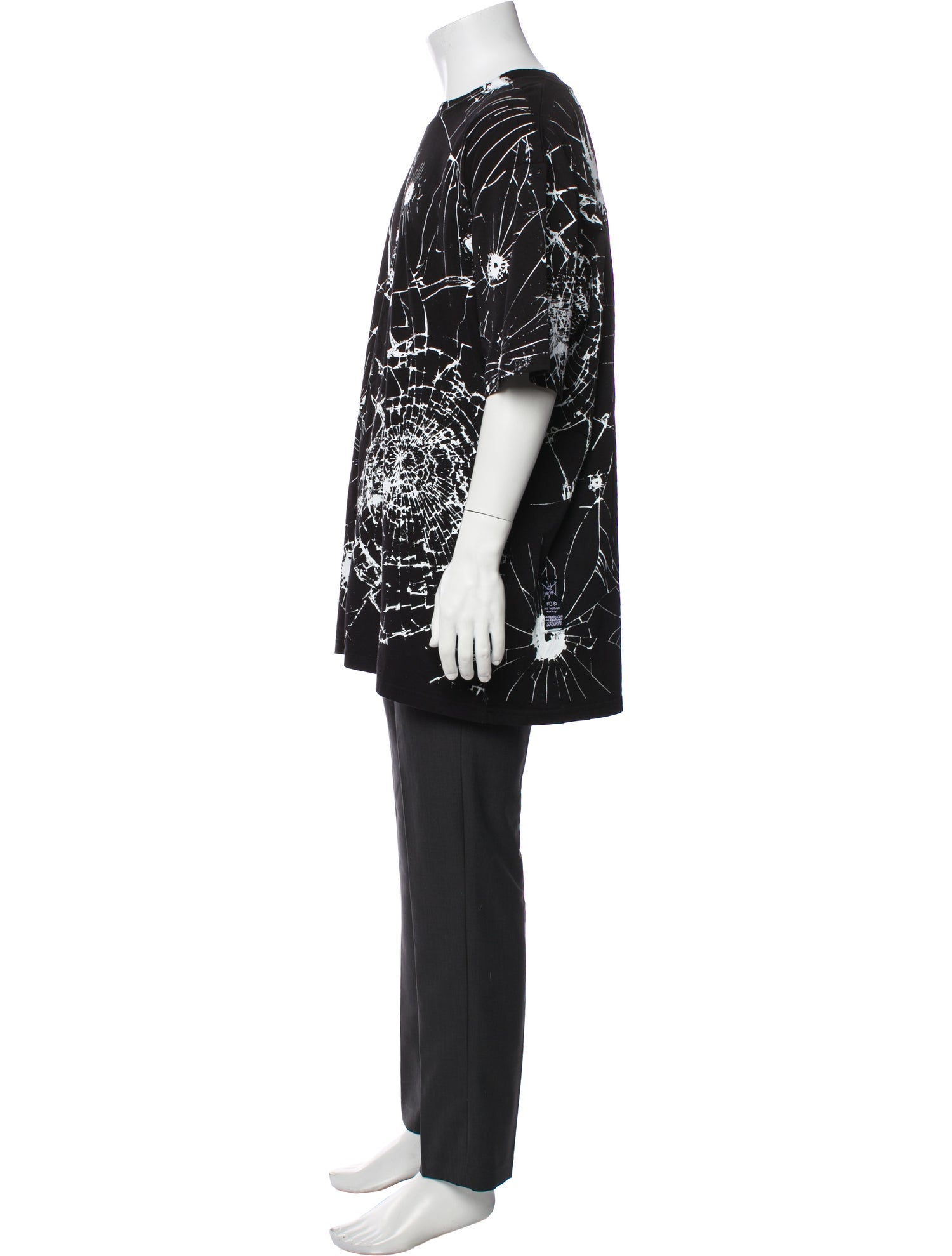 MJB Marc Jacques Burton Printed Crew Neck T-Shirt w/ Tags