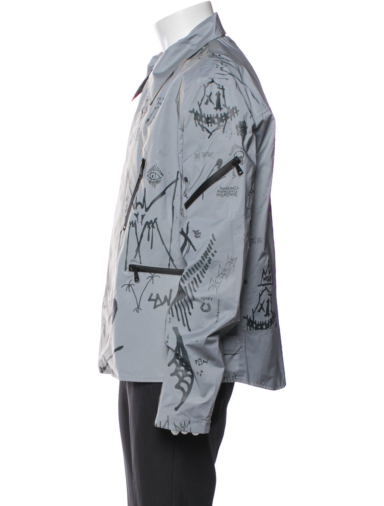 MJB Marc Jacques Burton Printed Windbreaker w/ Tags