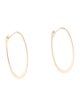 Melissa Joy Manning 14K 1" Oval Hoop Earrings