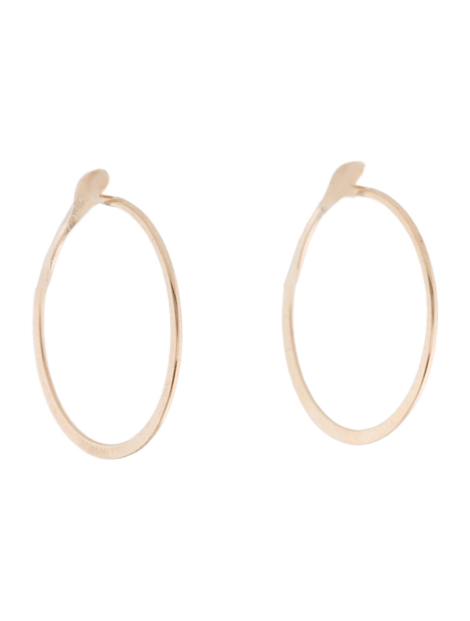 Melissa Joy Manning 3/4 Inch Round Hoop Earrings