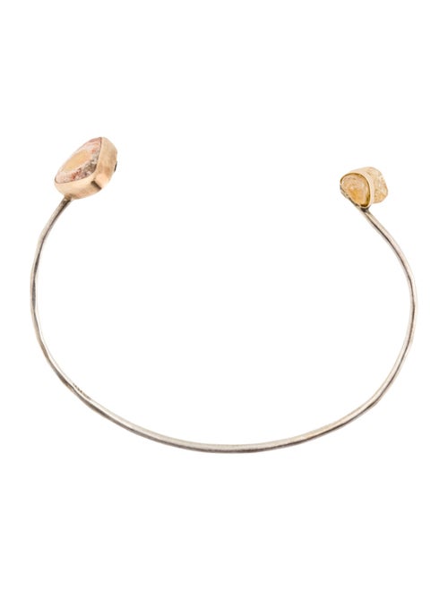 Melissa Joy Manning Two-Tone Opal & Topaz Cuff Bracelet